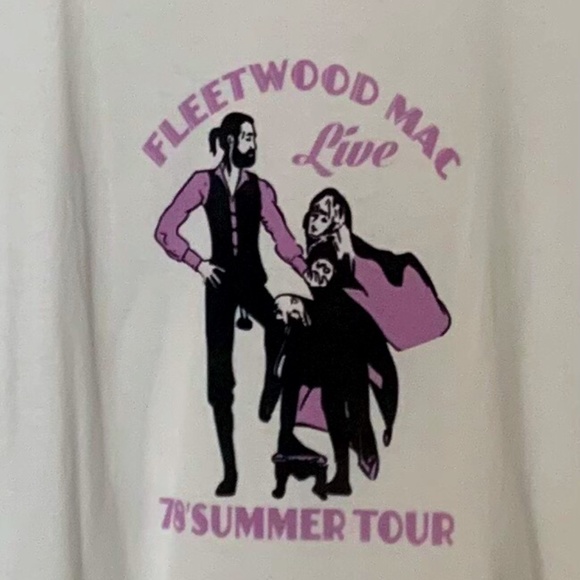 NWT Fleetwood Mac Live 78’ Summer Tour White T-Shirt - SM-XXL - Picture 1 of 5